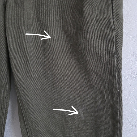 Empyre Mens Relax Green Denim Jeans Cotton Straight Leg 5 Pockets Zip Fly Sz 30 - Picture 4 of 10